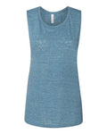 BELLA + CANVAS Women's Flowy Scoop Muscle Tank-1