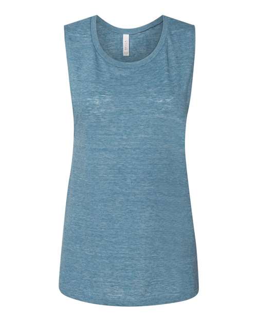 BELLA + CANVAS Women's Flowy Scoop Muscle Tank-1