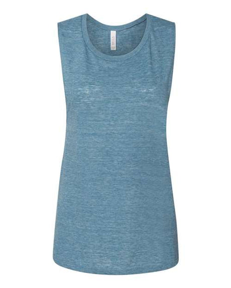 BELLA + CANVAS Women's Flowy Scoop Muscle Tank-1