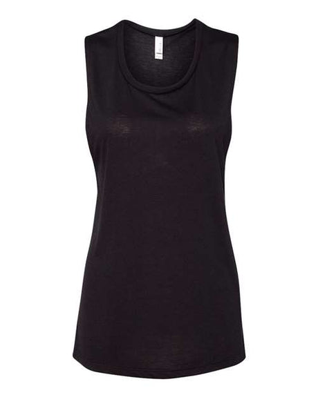BELLA + CANVAS Women's Flowy Scoop Muscle Tank-1