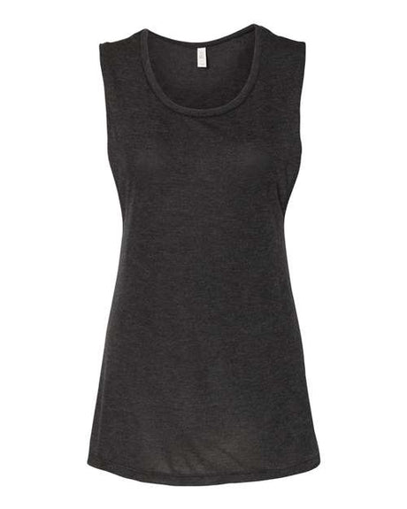 BELLA + CANVAS Women's Flowy Scoop Muscle Tank-1