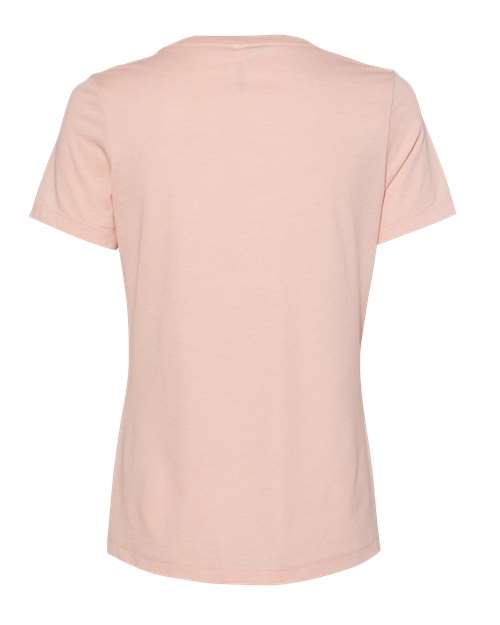 BELLA + CANVAS Women's Relaxed Heather CVC V-Neck Tee-2