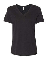 BELLA + CANVAS Women's Relaxed Heather CVC V-Neck Tee-1