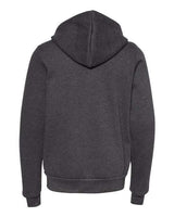 BELLA + CANVAS Youth Sponge Fleece Full-Zip Hoodie Sweatshirt-2