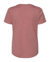 BELLA + CANVAS Women's Relaxed Heather CVC V-Neck Tee-2