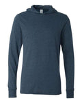 BELLA + CANVAS Men's Jersey Hooded Long Sleeve Tee-1