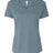 BELLA + CANVAS Women's Relaxed Heather CVC V-Neck Tee-1