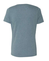 BELLA + CANVAS Women's Relaxed Heather CVC V-Neck Tee-2