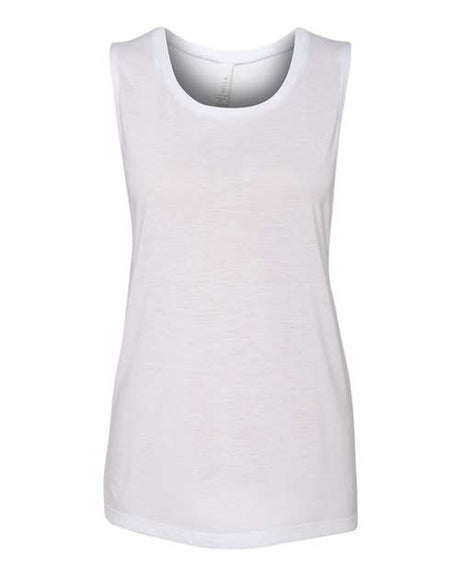 BELLA + CANVAS Women's Flowy Scoop Muscle Tank-1