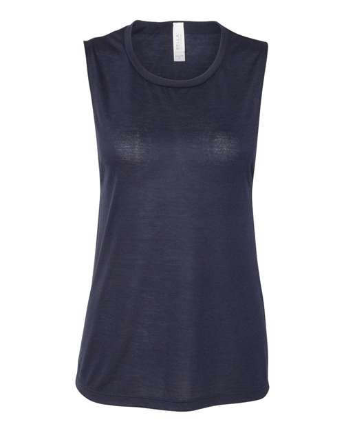 BELLA + CANVAS Women's Flowy Scoop Muscle Tank-1