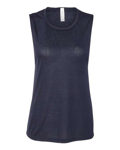 BELLA + CANVAS Women's Flowy Scoop Muscle Tank-1