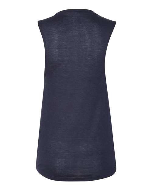 BELLA + CANVAS Women's Flowy Scoop Muscle Tank-2