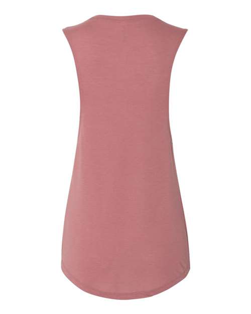 BELLA + CANVAS Women's Flowy Scoop Muscle Tank-2