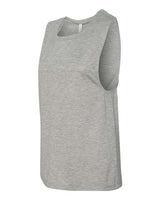 BELLA + CANVAS Women's Flowy Scoop Muscle Tank-2