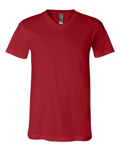 Bella + Canvas Men's    Jersey Short Sleeve V-Neck Tee-1