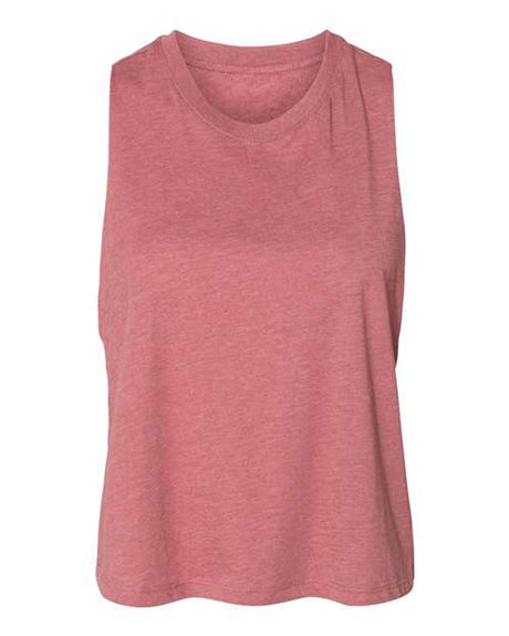 BELLA + CANVAS Women's Racerback Crop Tank-1
