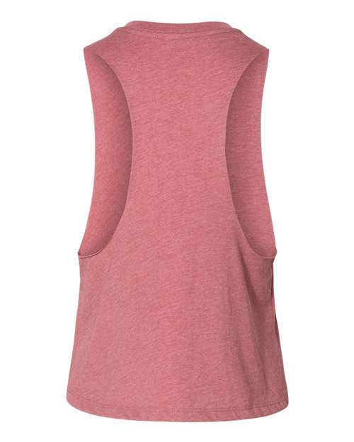 BELLA + CANVAS Women's Racerback Crop Tank-2