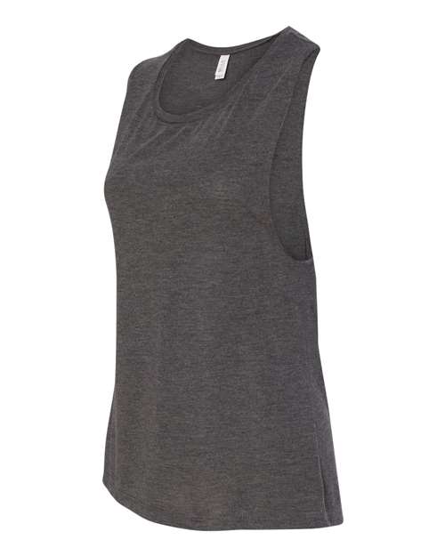 BELLA + CANVAS Women's Flowy Scoop Muscle Tank-2