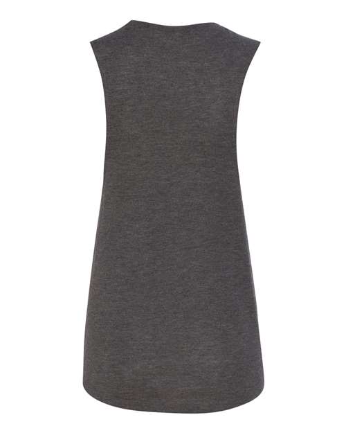 BELLA + CANVAS Women's Flowy Scoop Muscle Tank-3
