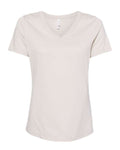 BELLA + CANVAS Women's Relaxed Heather CVC V-Neck Tee-1