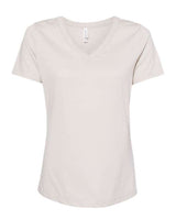 BELLA + CANVAS Women's Relaxed Heather CVC V-Neck Tee-1