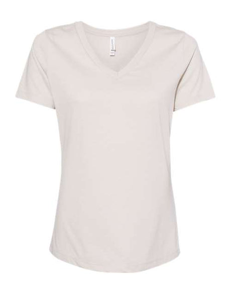 BELLA + CANVAS Women's Relaxed Heather CVC V-Neck Tee-1