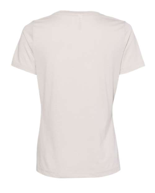 BELLA + CANVAS Women's Relaxed Heather CVC V-Neck Tee-2