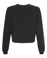 BELLA + CANVAS Women's Crop Raglan Fleece Crewneck Sweatshirt-2