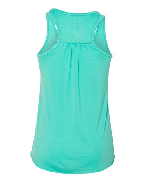 BELLA + CANVAS Youth Flowy Racerback Tank-2
