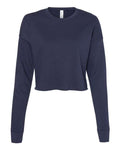 BELLA + CANVAS Women's Crop Fleece Crewneck Sweatshirt-1