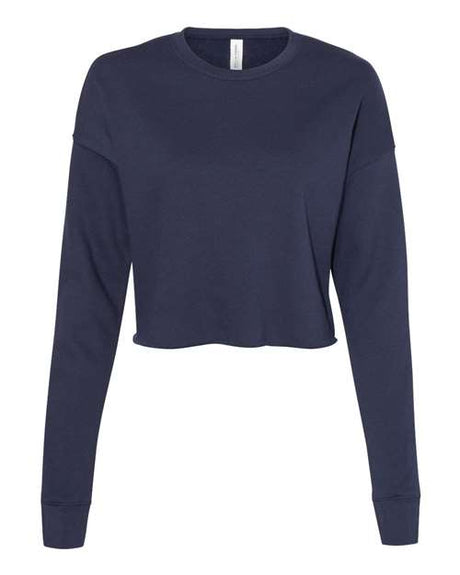 BELLA + CANVAS Women's Crop Fleece Crewneck Sweatshirt-1