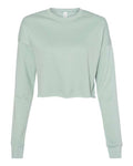 BELLA + CANVAS Women's Crop Fleece Crewneck Sweatshirt-1