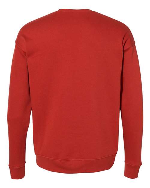 BELLA + CANVAS Men's Sponge Fleece Drop Shoulder Crewneck Sweatshirt-2