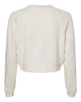 BELLA + CANVAS Women's Crop Raglan Fleece Crewneck Sweatshirt-2
