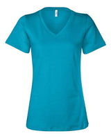 BELLA + CANVAS Women's Relaxed Jersey V-Neck Tee BC6405-1