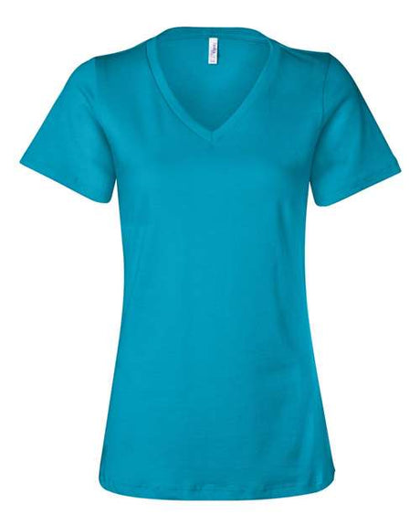 BELLA + CANVAS Women's Relaxed Jersey V-Neck Tee BC6405-1