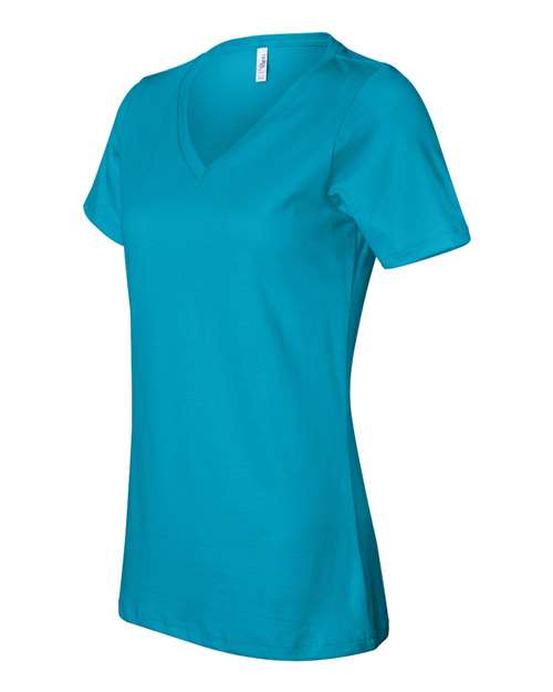 BELLA + CANVAS Women's Relaxed Jersey V-Neck Tee BC6405-2