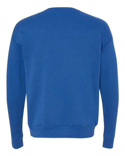 BELLA + CANVAS Men's Sponge Fleece Drop Shoulder Crewneck Sweatshirt-3