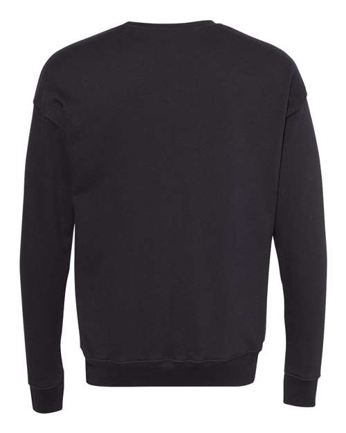 BELLA + CANVAS Men's Sponge Fleece Drop Shoulder Crewneck Sweatshirt-2