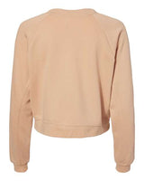 BELLA + CANVAS Women's Crop Raglan Fleece Crewneck Sweatshirt-2