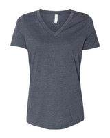 BELLA + CANVAS Women's Relaxed Heather CVC V-Neck Tee-1