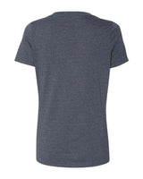 BELLA + CANVAS Women's Relaxed Heather CVC V-Neck Tee-2