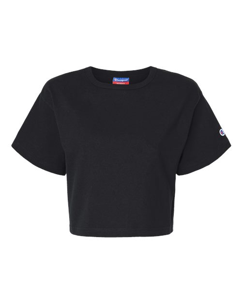 Champion Women's Heritage Jersey Crop T-Shirt-1