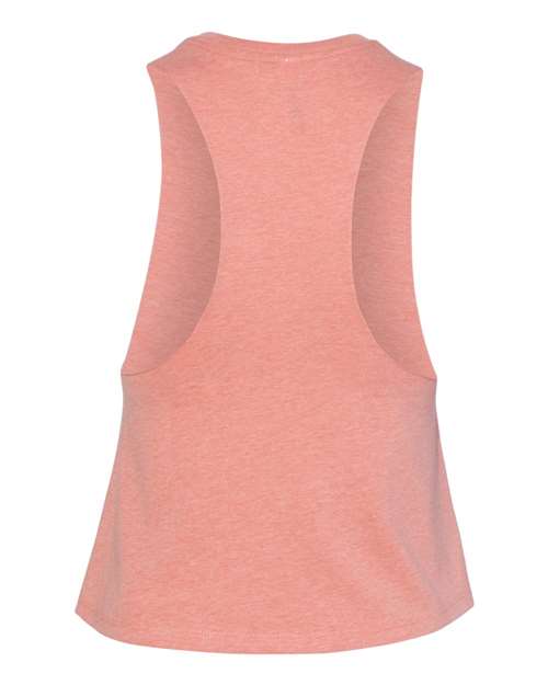 BELLA + CANVAS Women's Racerback Crop Tank-2