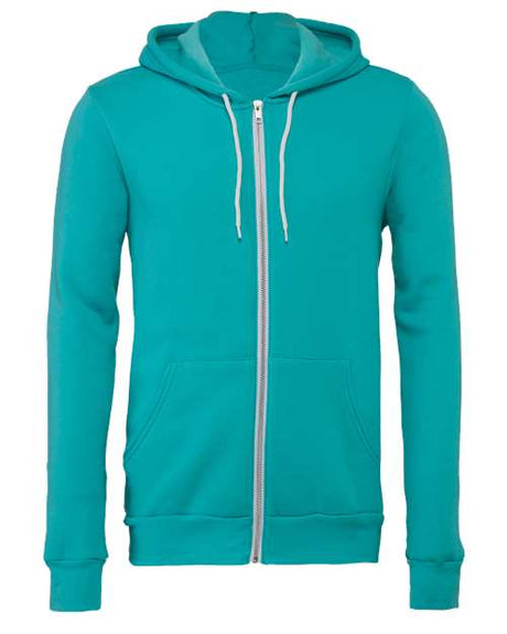 BELLA + CANVAS Men's Sponge Fleece Full-Zip Hoodie Sweatshirt-1