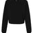 BELLA + CANVAS Women's Crop Raglan Fleece Crewneck Sweatshirt-1