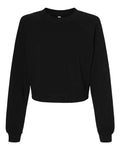 BELLA + CANVAS Women's Crop Raglan Fleece Crewneck Sweatshirt-1