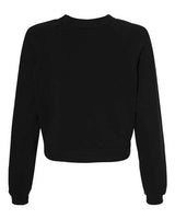 BELLA + CANVAS Women's Crop Raglan Fleece Crewneck Sweatshirt-2