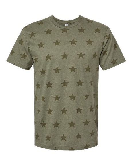 Code Five Men's Star Print Tee-1
