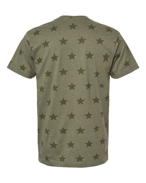 Code Five Men's Star Print Tee-2